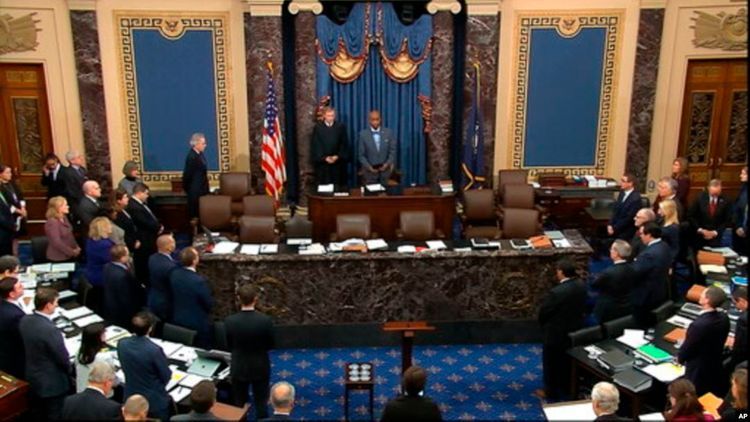 ABŞ Senatı Trampa bəraət verib ABŞ Senatı Trampa bəraət verib