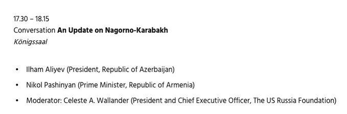 İlham Əliyev bu gün Paşinyanla debata çıxacaq - Münhendə