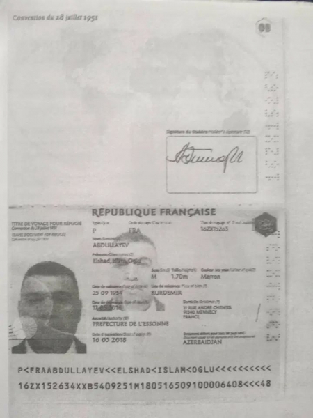 Fransa polisi keçmiş rektor Elşad Abdullayevin işini araşdırır Fransa polisi keçmiş rektor Elşad Abdullayevin işini araşdırır