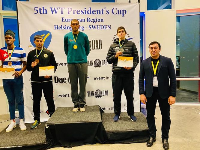 Taekvondoçularımız İsveçdən 9 medalla qayıdıb