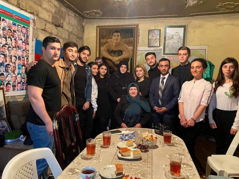 Binəqədidə şəhid ailələrini ziyarət ediblər