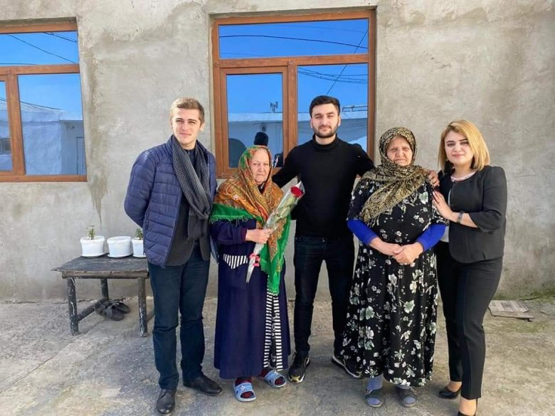 Binəqədidə şəhid ailələrini ziyarət ediblər