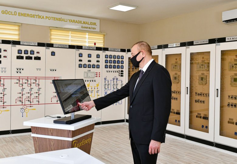 Prezident “Əhmədli” yarımstansiyasının açılışında iştirak edib