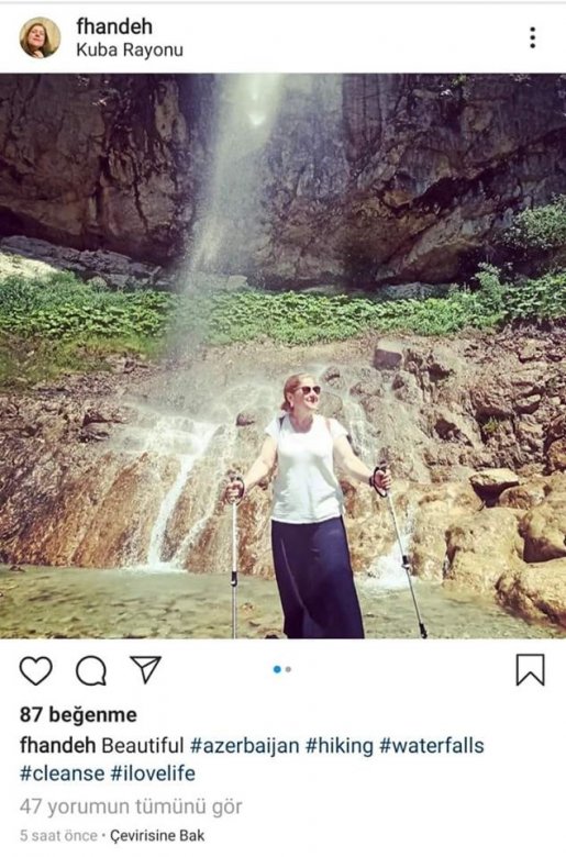 Hande Harmancı sosial şəbəkədə yaydığı foto və videoya görə üzr istədi: "Yanlış zamanda etdiyimi qəbul edirəm"