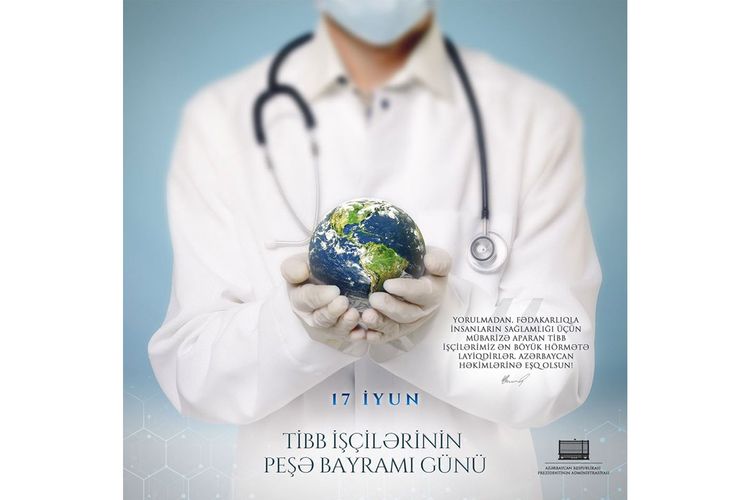 İlham Əliyev tibb işçiləri ilə bağlı paylaşım edib