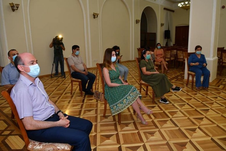 Tağıyevin ev-muzeyinin açılışı olub Tağıyevin ev-muzeyinin açılışı olub