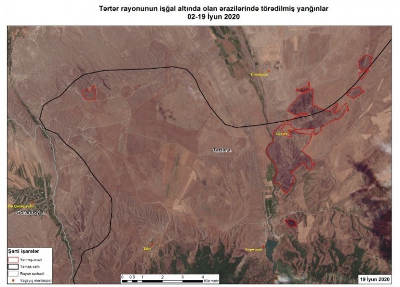 XİN: "Ermənilər işğal altındakı ərazilərdə qəsdən yanğınlar törədiblər"