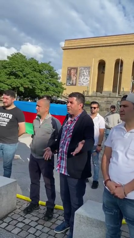 İsveçdə Azərbaycan Ordusuna dəstək aksiyası keçirilib
