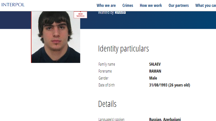 Qanunsuz silahlı birləşmələrə qoşulan azərbaycanlını İnterpol axtarır Qanunsuz silahlı birləşmələrə qoşulan azərbaycanlını İnterpol axtarır