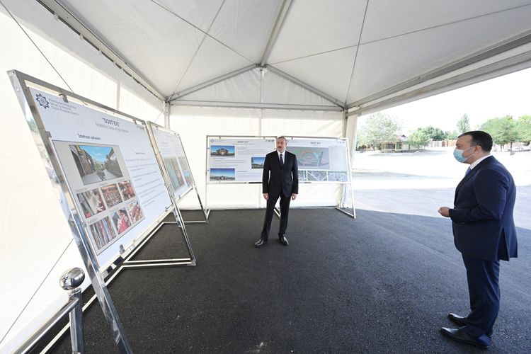 İlham Əliyev İsmayıllı rayonuna gəlib - Yenilənib