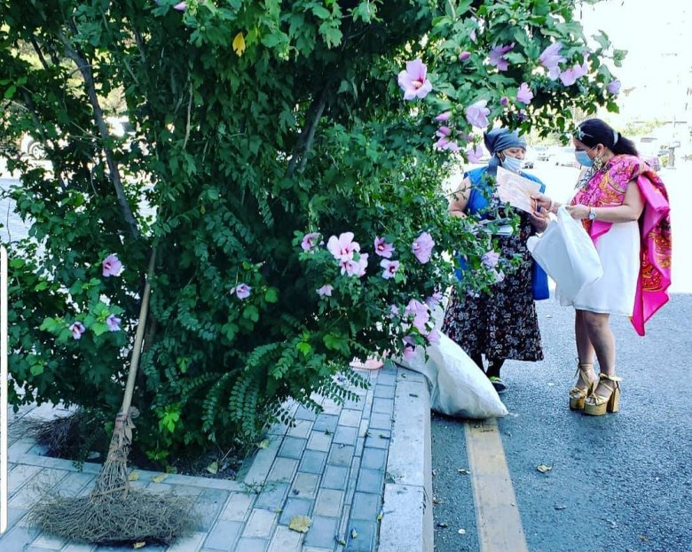 Elza Seyidcahan maraqlı aksiya keçirib