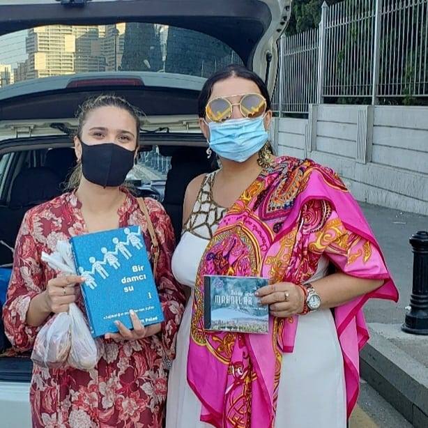 Elza Seyidcahan maraqlı aksiya keçirib Elza Seyidcahan maraqlı aksiya keçirib