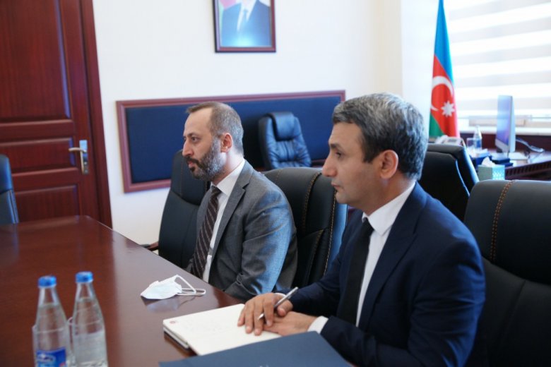 Anar Kərimov TİKA-nın nümayəndəsi ilə görüşüb