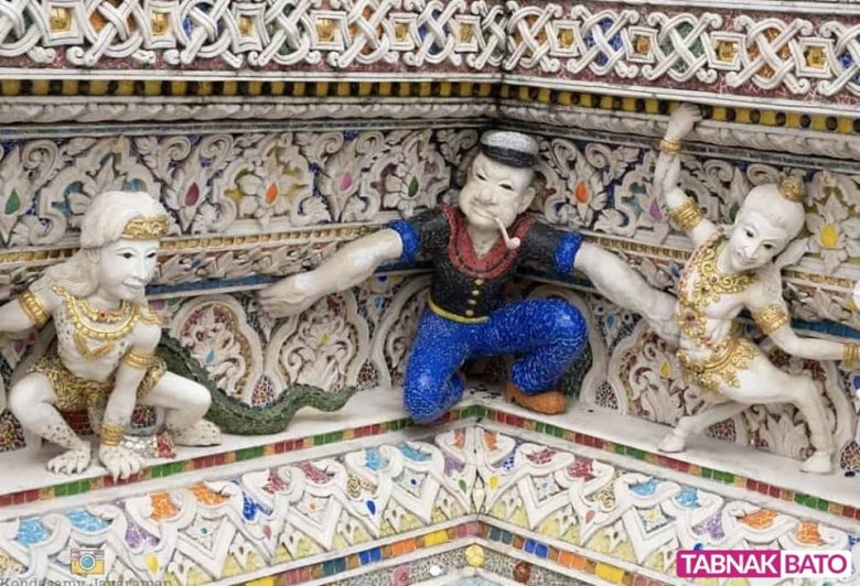 Məbədə toplaşmış Hollivud personajları - Devid Bekhamla qonşuluqda kimlər var? 