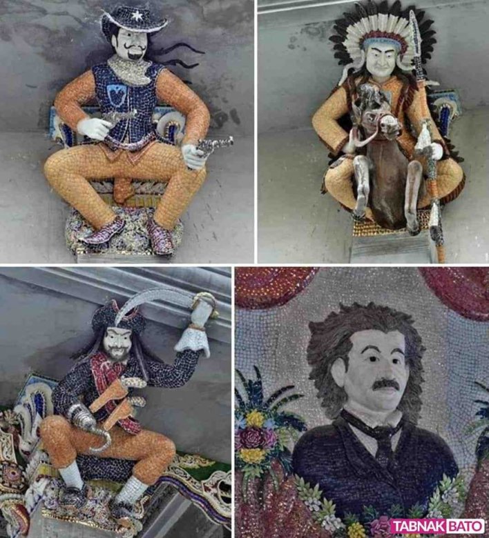 Məbədə toplaşmış Hollivud personajları - Devid Bekhamla qonşuluqda kimlər var? 