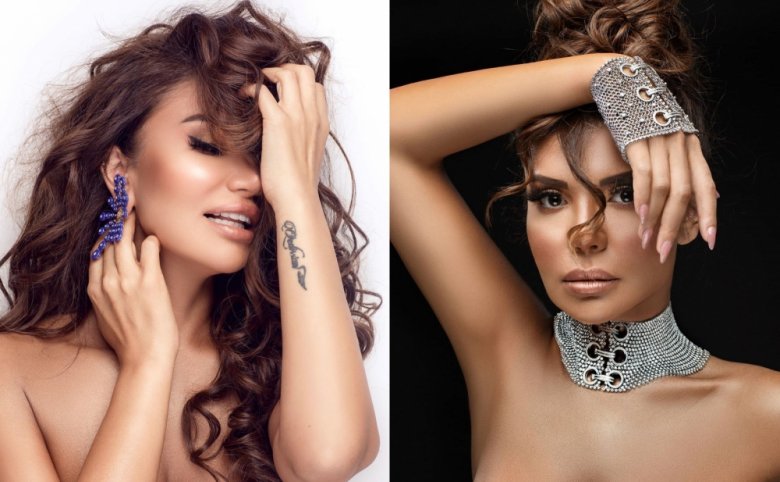 Afaq Gəncəli zinət əşyalarını nümayiş etdirib