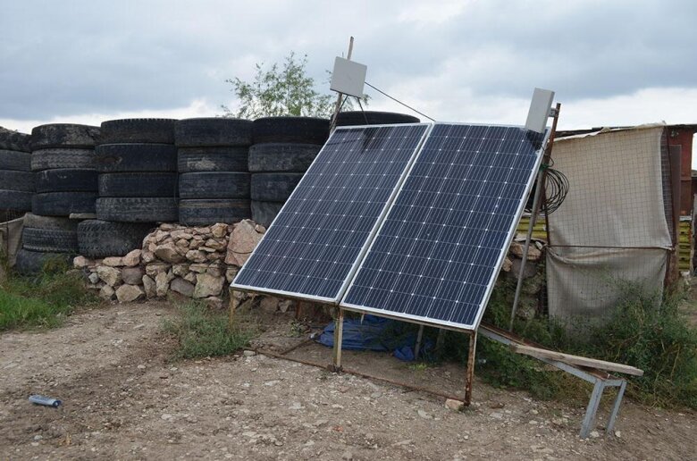 Ermənilərin tərk erdiyi döyüş mövqeyi... - Video