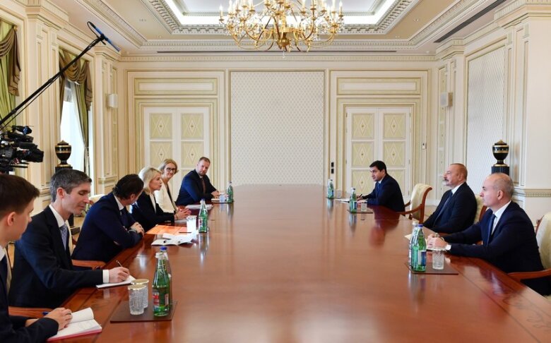 Prezident İlham Əliyev ATƏT PA rəhbərini qəbul edib