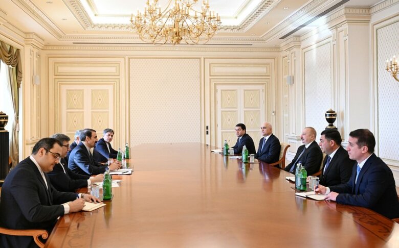 İlham Əliyev Məsud Pezeşkianın müşavirini qəbul edib - (Yenilənib)