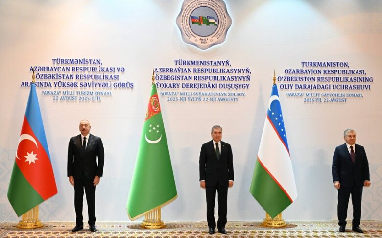 Azərbaycan-Türkmənistan-Özbəkistan yüksəksəviyyəli görüşü keçirilib - (Yenilənib)