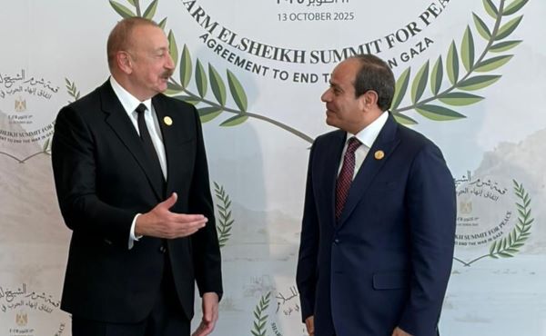 İlham Əliyev Yaxın Şərq Sülh Sammitində iştirak edir - (Yenilənib)