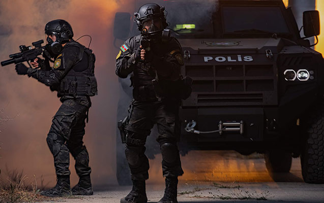 Bakıda polisə silahlı müqavimət göstərən şəxs zərərsizləşdirilib