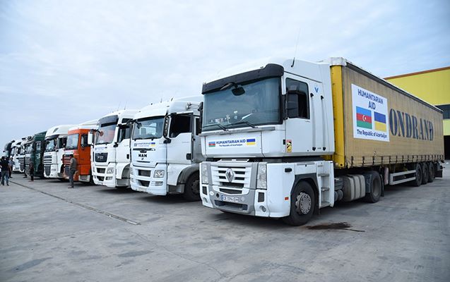 Azərbaycan Ukraynaya növbəti humanitar yardım göndərib